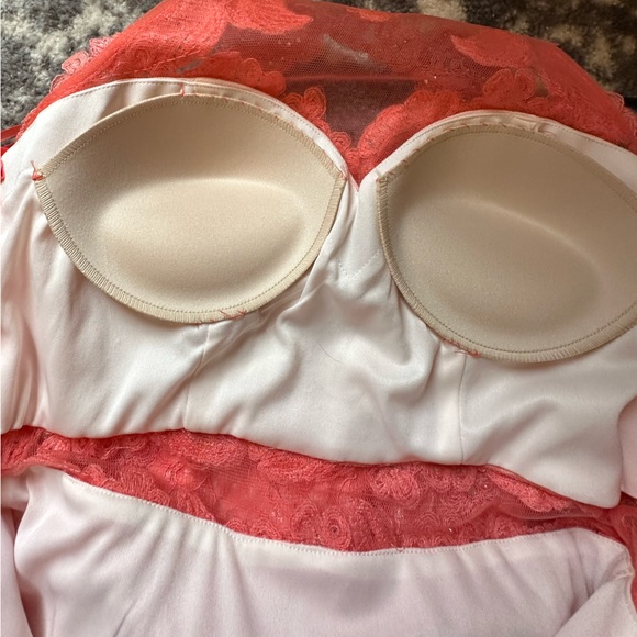 Coral sequin Aspeed prom gown - Picture 17 of 17